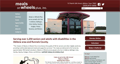 Desktop Screenshot of mealsonwheelsplus.com